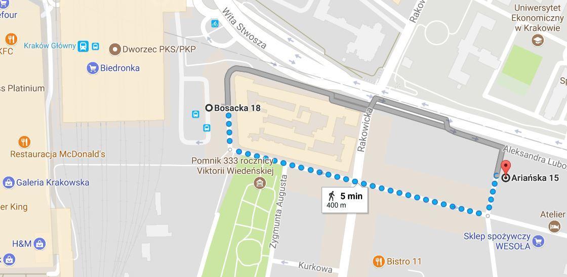 Goscinne Centrum Krakau